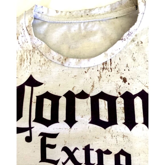 Vintage Corona Advertisement Men’s Double Sided Tshirt Large - Picture 4 of 5